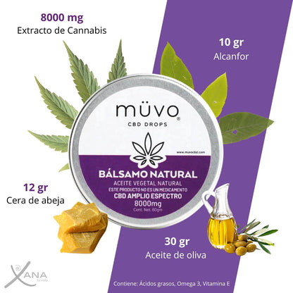 Bálsamo Natural de CBD Müvo - Alivio Intensivo y Cuidado de la Piel